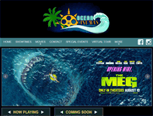 Tablet Screenshot of oceancinemas.com
